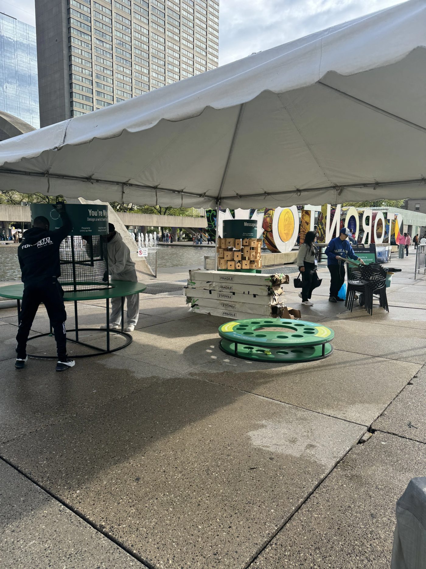 Toronto Move crew at a downtown Toronto event
